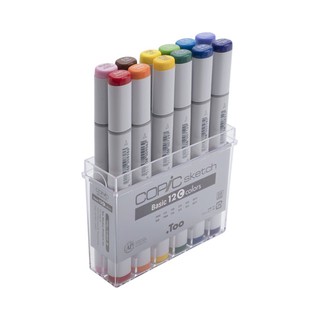 Copic โคปิค ร่างพื้นฐาน C ชุดสี 12 สี st620