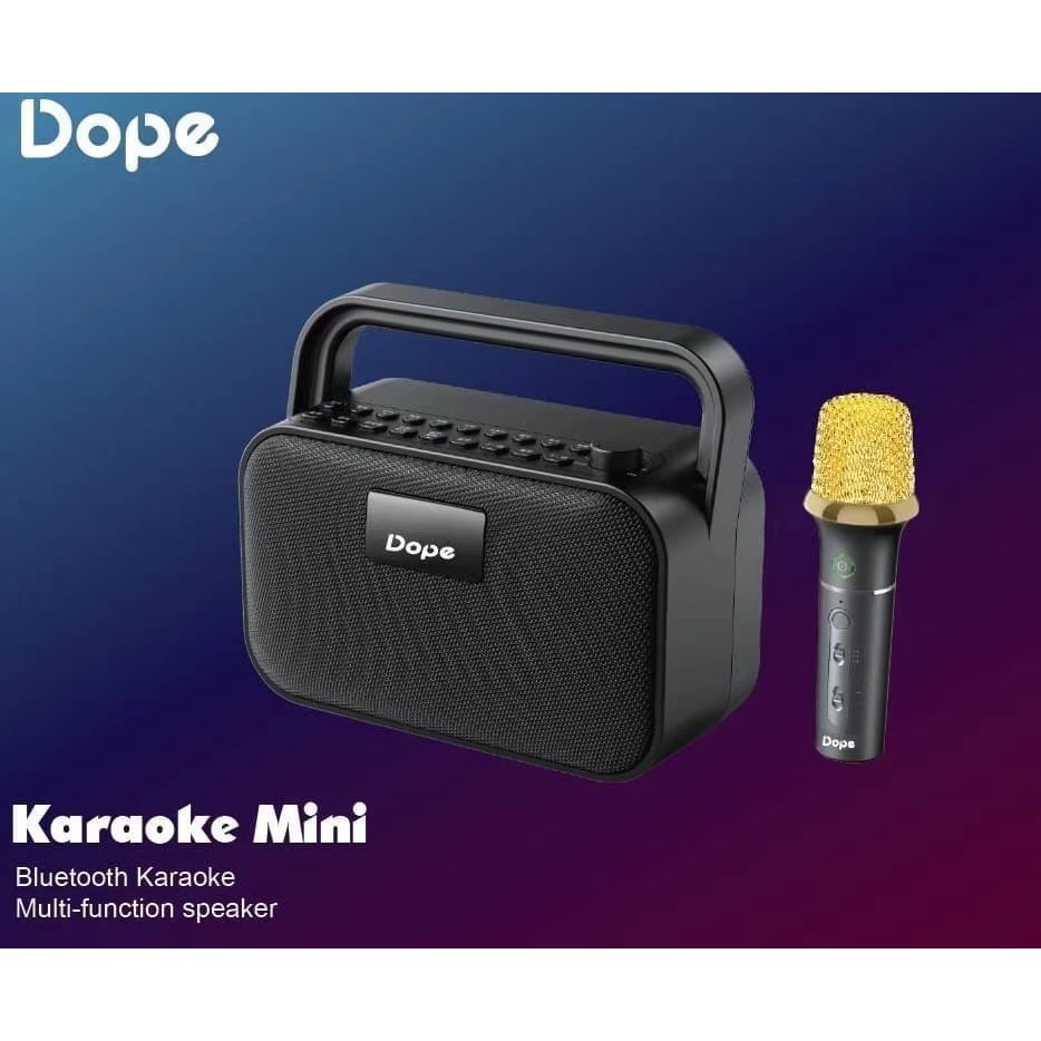 ใหม่ ลำโพง Dope Karaoke Mini กำลังขับ 30 วัต มาพร้อมsound effect 7เสียง [ประกัน 1 ปี]