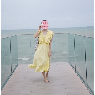 long honey dress (used once)