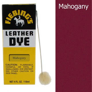 Fiebings Leather Dye สีย้อมหนัง Mahogany