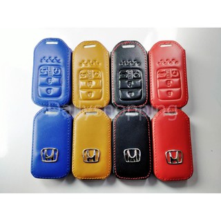 ซองหนังฮอนด้า 4 ปุ่ม Leather Case Cover Holder For Honda Accord