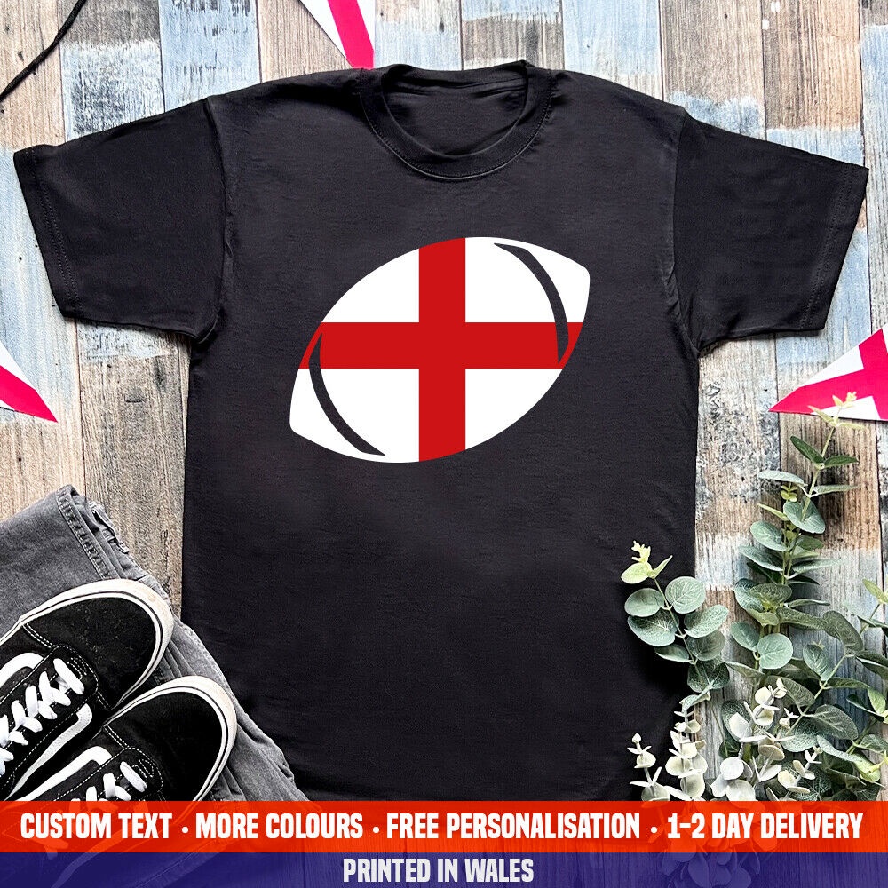 เสื้อยืด British Rugby Ball English Six 6 League Union World Cup Nations