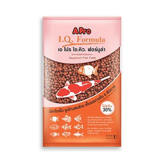 🔥แนะนำ!! เอโปรไอคิว อาหารปลาเม็ดกลาง 1 กก. Apro I.Q. Formula Fish (Medium Pallet) 1 kg