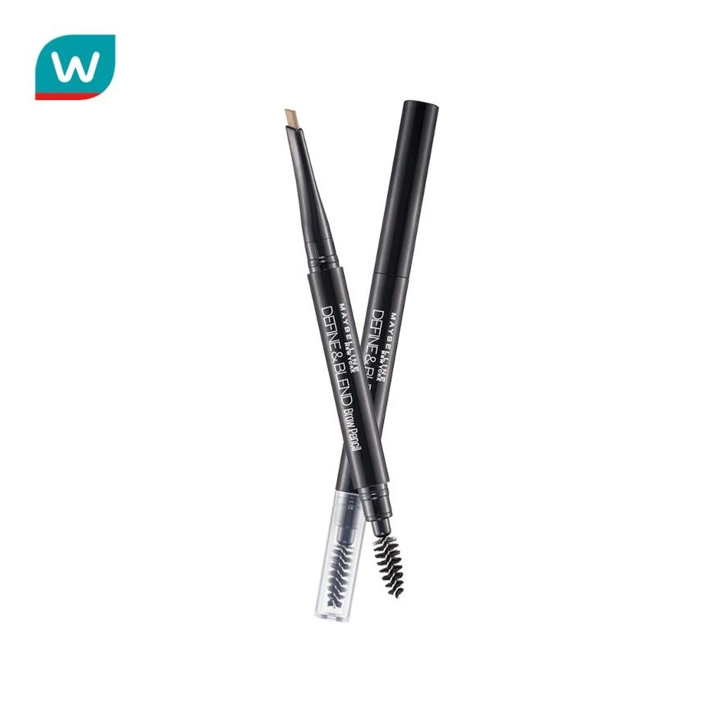 Maybelline เมย์เบลลีน นิวยอร์ก ดีฟายน์ แอนด์ เบลนด์ บราว เพนซิลดินสอเขียนคิ้วน้ำตาลอ่อน0.16ก.