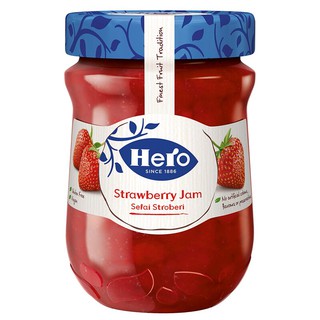 เฮโร่แยมรสสตรอเบอร์รี่ 340กรัม HERO Strawberry Jam 340 gm.