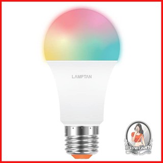 หลอดไฟ LED หลอดไฟ หลอด LED LAMPTAN SMART WIFI 11 วัตต์ E27 DAYLIGHT/RGB 
 หลอด LED ที่สามารถควบคุมการ เปิด-ปิด ผ่านแอปพล