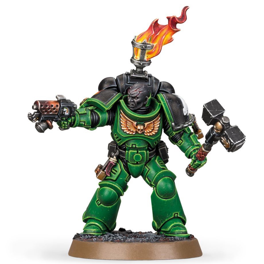 [GW พร้อมส่ง] WARHAMMER 40K:SPACE MARINES:SALAMANDERS PRIMARIS UPGRADES & TRANSFRS โมเดลจำลอง - รูปที่ 2