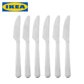 DRAGON มีด 6 คัน มีดทานอาหาร สแตนเลส 18 ซม. IKEA อิเกีย