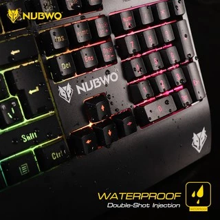 คีย์บอร์ดเกมมิ่ง Nubwo VAKANT NK-30 K8 K12 KB-725 Gaming Keyboard คีย์บอร์ด กันน้ำ ประกัน 1 ปี