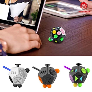 Fidget Cubes 12 ด้านของเล่นคลายเครียดฝึกสมาธิ