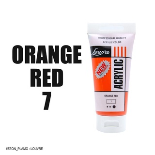 LOUVRE 7 Acrylic Color Orange red