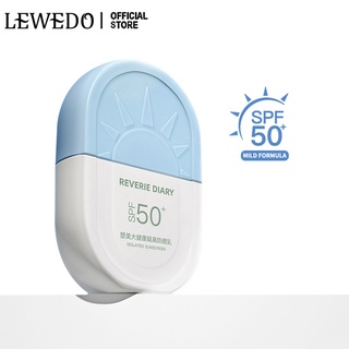 Lewedo ครีมกันแดด SPF50+ Isolation Milk U Shield กันน้ํา กันเหงื่อ กันแดด 50 กรัม