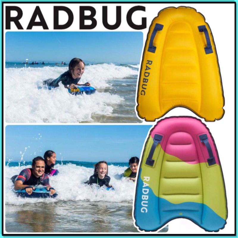 ถูกที่สุด บอดี้บอร์ด เป่าลม Bodyboard รับน้ำหนัก15-25 Kg