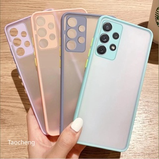 เคสโทรศัพท์มือถือ TPU แข็ง แบบใส ผิวด้าน กันกระแทก สําหรับ Samsung Galaxy A53 A32 A52s A52 A72 4G 5G