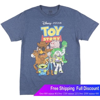 ดิสนีย์เสื้อยืดลำลอง Disney Toy Story Mens T-Shirt Disney T-shirtOdE