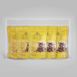 Brownie Crackers 40g. รสมิกซ์นัท บราวนี่อบกรอบ แพ็ค 5 ซอง