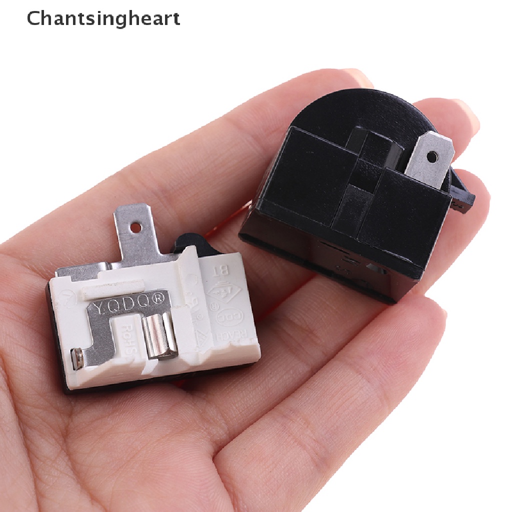 <Chantsingheart> รีเลย์สตาร์ทตู้เย็น QP2-4.7 PTC และตัวป้องกันโอเวอร์โหลด 2 ชิ้น
