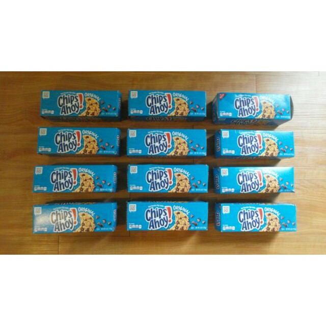 Nabisco Chips Ahoy Original Cookies 170g คุกกี้ช็อกโกแลตชิปดั้งเดิม 170 กรัม  ด้านกรุบกรอบของ CHIPS 