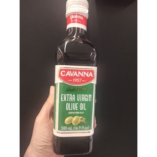 Cavanna Extra Virgin Olive Oil 100 percent 500ml น้ำมันมะกอก