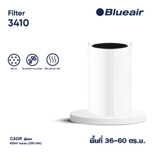 Blueair ไส้กรองอากาศ รุ่น blue 3410 filter แผ่นกรอง Particle + Carbon กรองฝุ่น pm2.5