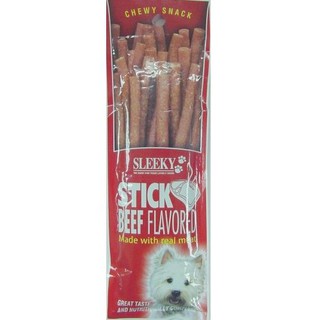 🔥The Best!! สลิคกี้ชิววี่สแน็ครสเนื้อ แท่ง SLEEKY CHEWY STICK BEEF