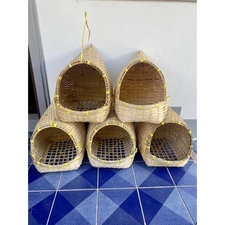 ที่ฟักไข่ไก่ ,ที่ฟักไก่,ตระกร้าสานไม้ไผ่รังไข่ไก่ ที่ฝักไข่ ราคาถูก(พร้อมส่ง)