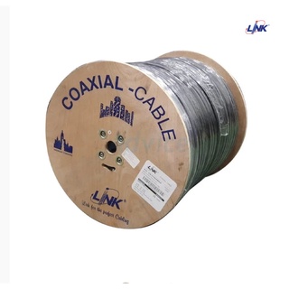 LINK รุ่น CB-0106AMWA Cable 500M RG6/168 LINK Power Line#CB-0106AMWA (มีสลิง)