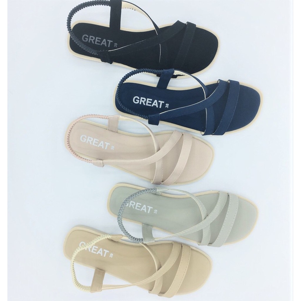 GREAT-B09 รองเท้าแตะผู้หญิง รองเท้าผู้หญิง ไซส์ใหญ่ พื้นนิ่ม น้ำหนักเบา มีครบไซส์ 36-45 ราคาไม่แพง