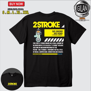 เสื้อยืด ลายรถจักรยานยนต์ Sakazuki 2 STROKE 2 Not INDONESIA NO SMOKE NO Pokay