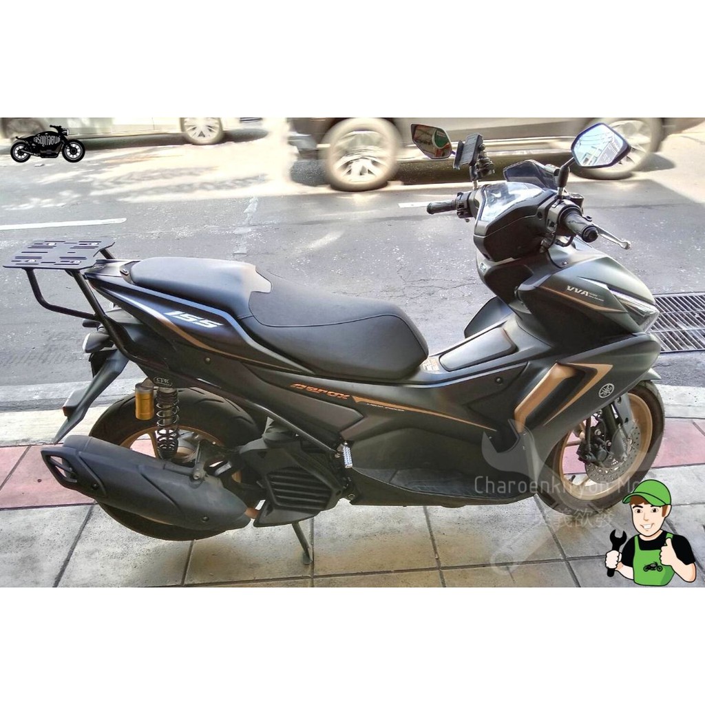 แร็คแอร็อคปีใหม่ล่าสุด2022-2024 ตะแกรงท้ายYamaha Aerox (Rear back) อะไหล่แอร็อก