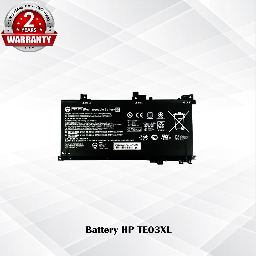 Battery HP TE03XL / แบตเตอรรี่โน๊ตบุ๊ค รุ่น 15 TPN-Q173 HSTNN-UB7A 15-bc011TX 15-bc012TX 15-bc0 (แท้) *รับประกัน 2 ปี*