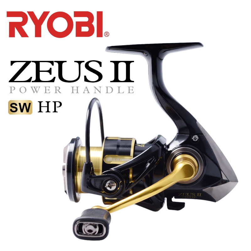 ใหม่ RYOBI ZEUS HP II Spinning Fishing Reels 1000-8000 7 + 1BB อัตราทดเกียร์ 5.0/5.1 Power Handle น้ําเค็มโลหะ Spool รอก
