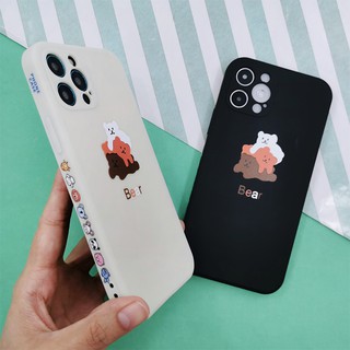 เคสมือถือ รุ่น 7/7+/11/12 เคสพิมพ์ข้าง เคสนิ่มอย่างดี เคส TPU ด้านในซัพกำมะหยี่ เคสกันเลนส์กล้อง เคสกันกล้อง เคสการ์ตูน