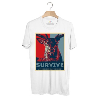 BP100 เสื้อยืด Animal Speak : SURVIVE