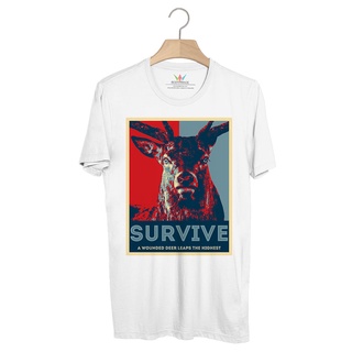 BP100 เสื้อยืด Animal Speak : SURVIVE