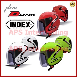 INDEX หมวกกันน็อค รุ่น Dunk New มีหลายสีให้เลือกดีไซน์สวยเฉี่ยว ของแท้100% วัสดุ มาตรฐาน DOT และ มาตรฐาน มอก