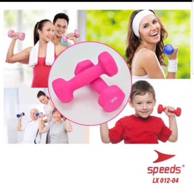 Dumble Barbell 3Kg Speeds Vinyl ออริจินัล