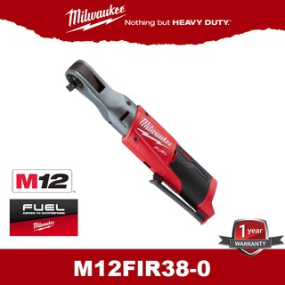 Milwaukee M12FIR38 ประแจบล็อกไร้สาย 12 โวลต์ (ขนาด3หุน แรงบิด75NM) RATCHET