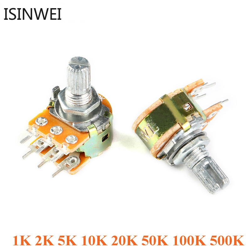 โอมิเตอร์Wh 148 B1 K B 2 K B 5 K B 10 K B 20 K B 50 K B 100 K B 500 K 6 Pin 15 . 10 K B1 K 15 K 10 อ