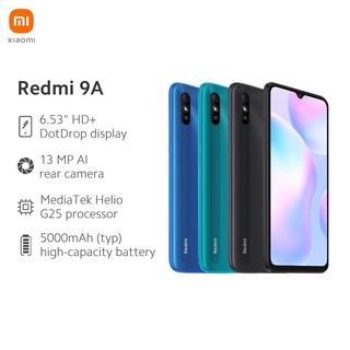 Redmi 9A[2/32] จอแสดงผลขนาดใหญ่ 6.53 นิ้ว | แบตเตอรี่ 5000mAh