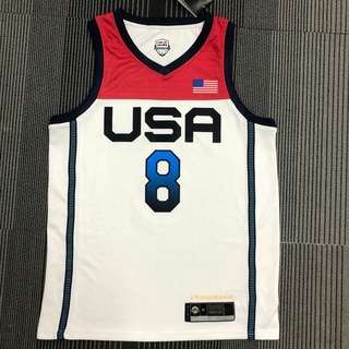 เสื้อกีฬาแขนกุด ลายทีม Olympic NBA Jersey USA Middleton Classic พลัสไซซ์ 2021