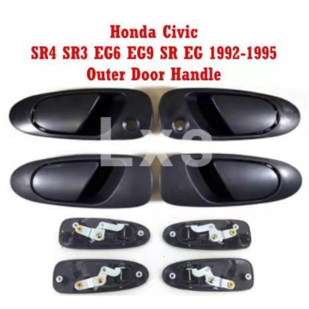 Honda Civic SR4 SR3 EG6 EG9 SR EG มือจับประตูด้านนอก 1992-1995