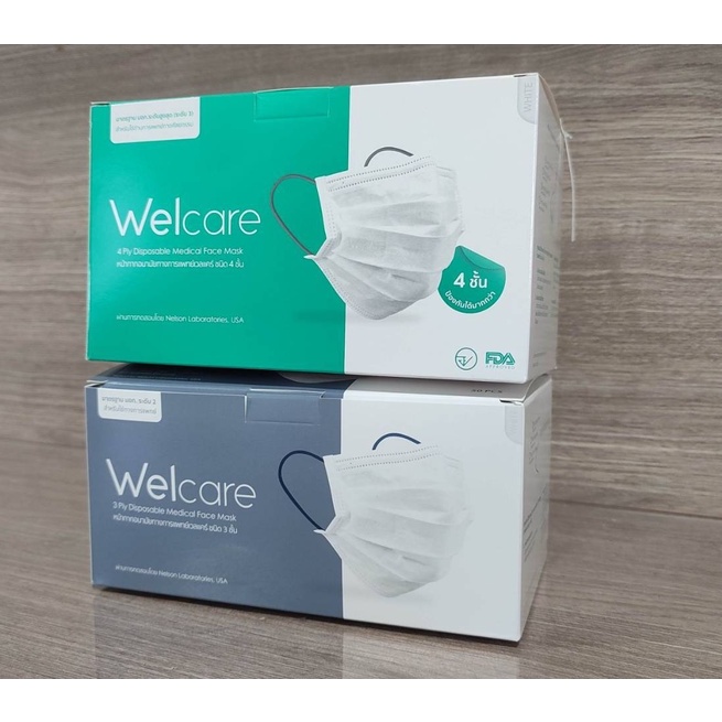 Welcare Mask Level 2 Level 3 Medical Series หน้ากากอนามัยทางการแพทย์เวลแคร์