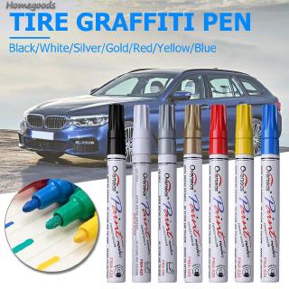 Good Shop❁Metal Waterproof Permanent Paint Marker Graffiti Pen for Car Tire Tread Rubber