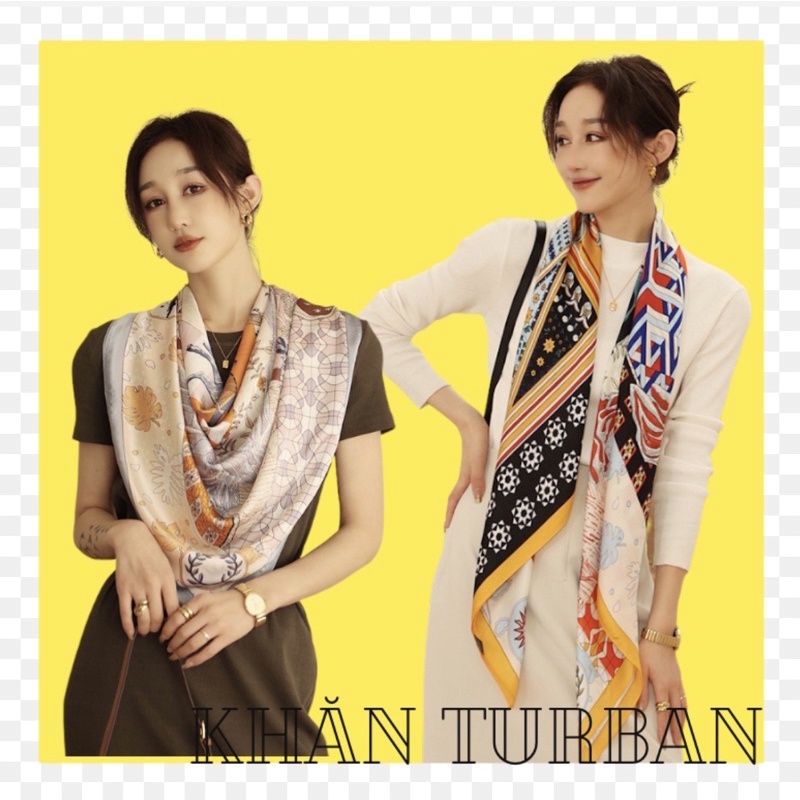 ผ้าพันคอกันแดดอเนกประสงค์ ขนาด 108x108ซม -