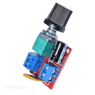 Kool โมดูลมอเตอร์ควบคุมความเร็ว 5A Pwm 90W Dc 3V-35V หรี่แสงได้