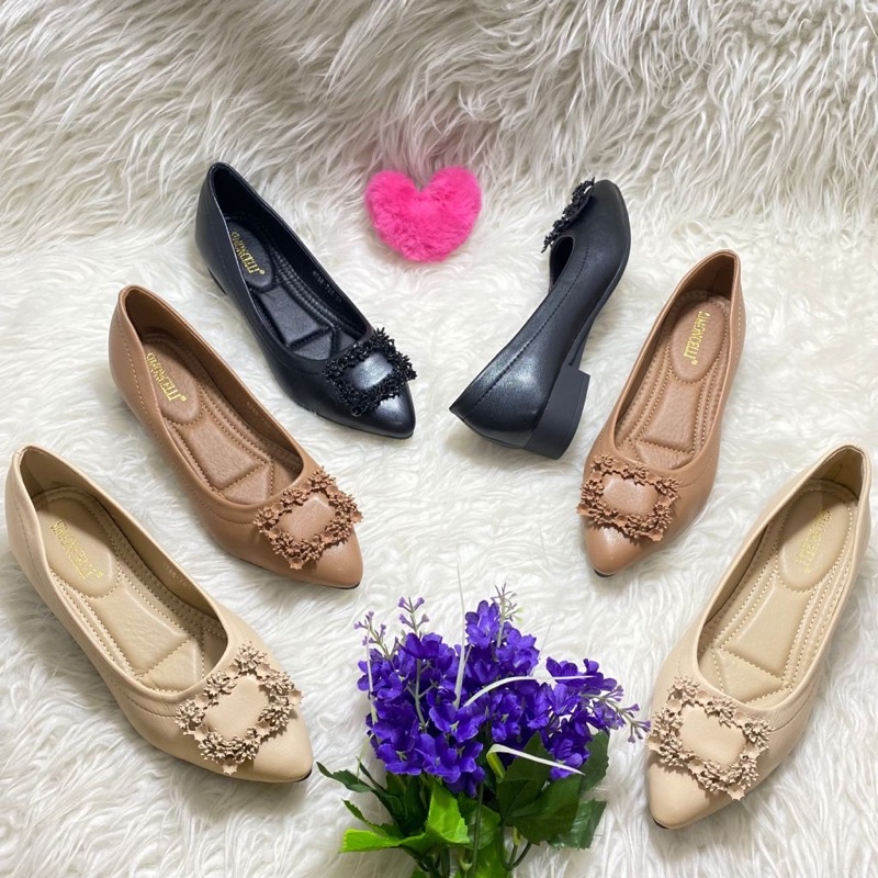 รองเท้าโลฟเฟอร์ 1.5 ซม. โดย simoncelli snowy สี่เหลี่ยมผืนผ้านําเข้ารองเท้าส้นแบน lofers รองเท้าทําง