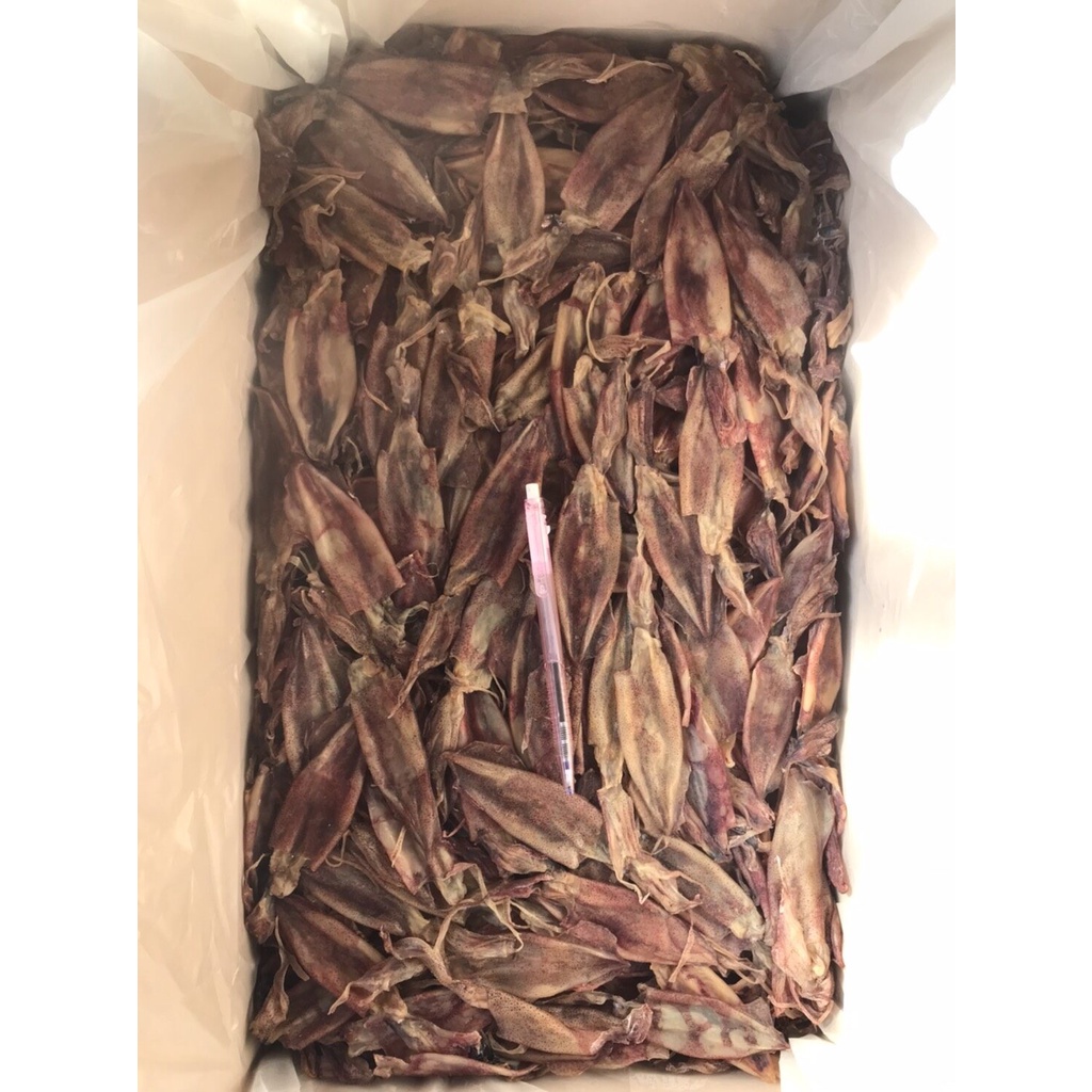 หมึกจืด แกะตาเรือไดร์  นน 200 กรัม #ตลาดอาหารทะเลมหาชัย /จัดส่ง แกะตาไดร์ 200 กรัม/