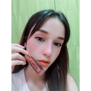 elegant soft matte lipstick 06 orange ลิปสติกแมทสีส้มพร้อมบำรุง