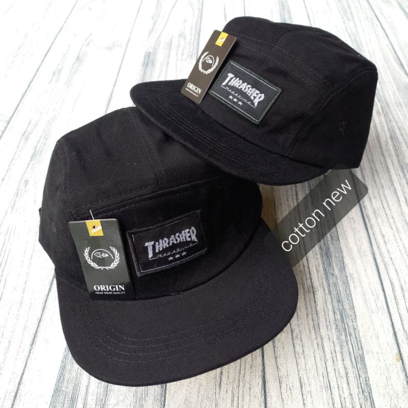 Tnf หมวกห้าแผง ปักลาย สําหรับผู้ชาย ผู้หญิง 5 แผง